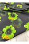 Green Geranium Pattern Dress Shirt Crepe Fabric Our Product Is Sold in Pieces 1 Piece 1 Meter - 2
