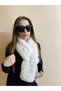 New Year's New Year's Gift Furry Plush Scarf - Winter Faux Fur Russian Scarf - - 2