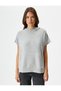 Hooded Sweatshirt Short Sleeve Kangaroo Pocket Viscose - 3