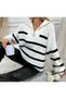 Butikcim Oversize Knitwear Sweater Stylish and Zippered Collar - 2