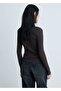 Zippered knitwear cardigan - 4