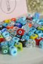 Murano Evil Eye Bead Transparent Water Color - 3
