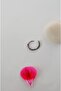 Antique Minimal Steel Hoop Earrings for Men - 4