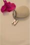 Letter N Steel Earring Single - 3