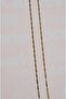 Sparkling Twisted Steel Chain Necklace 45 cm - 4