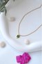 Steel Minimal Four Leaf Clover Necklace Gold Color Clover Luck Necklace - 3