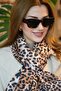 Black Rimmed Leopard Print Shawl Brown Tone Leopard Shawl - 3