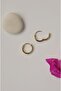316 L Steel Gold Hoop Earring Mini Size - 4