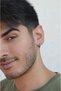 Men's Antique Model Steel Hoop Earrings - 5