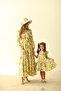Modest Lemon Pattern Tiered Mother - Daughter Outfit (SOLD SEPARATELY) - 4