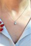 Small Blue Evil Eye Necklace Silver Color Blue Evil Eye Bead Necklace - 4
