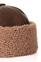 Genuine Leather Brown Snotop Fur Outdoor Leather Bork Hat Unisex - 2