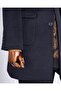 Italian Style Slim Fit Pointed Collar Wool Blend Cashmere Men's Coat Anthracite T13444 - 6