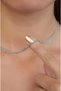 Sparkling Steel Chain Necklace 45 cm - 3