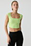 Nasya Urban Beat Women's Light Green Bustier - 4