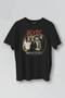 Black Printed T-Shirt Ac/Dc Angus Malcolm Young Hard Rock Ac Dc Guitar Guitar Unisex T-Shirt
