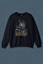 Navy Blue Sweatshirt Golden Jaguar Black Panther Movie Printed Unisex Sweat
