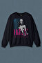 Navy Blue Sweatshirt Hate No More 2K 22 Acid Street Culture Urban Printed Unisex Sweat