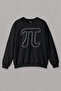 Black Sweatshirt Pi Number Day 3,14 3.14 Mathematics Mathematica Printed Unisex Sweat