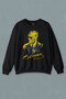 Atatürk Fener Yellow Navy Blue Printed Sweatshirt