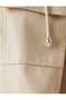 Faux Leather Hooded Raincoat - 6