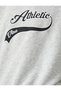Printed Crew Neck Sports Sweatshirt - 6