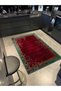 Red Turquoise Themed Floral Classic Patterned Vintage Decorative Carpet 5250 - 3