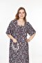 Women's Mother Size Oversize Cut Summer Short Sleeve Dress - 6