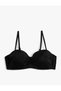 Covered Strapless Drape Bikini Top - 6