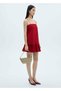 Slim Strap Flounce Dress - 2