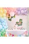 Balloon Land Mixed 75 Pieces Colorful High Quality Macaron Soft Balloon - 5