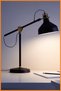 Table Lamp Wired Moving Head 11W Steel Lampshade Study Reading Night 20X42 Black - 2