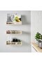 BEKVAM Spice Rack رف حائط إطار رف كتاب رف خشبي 40x10x9 سم - 2