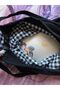 Mute Bag Black / Black 00S Shopper Bag Zippered Lined School Shoulder Bag (32/36) - 7