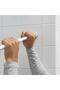 120-200 cm Adjustable Shower Curtain Rod No Screws Required - 2