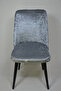 Large Oval Chair Cover Velvet Fabric - 2