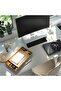 Elloven Bamboo Desktop Computer Monitor Screen Riser Stand with Drawers - 6