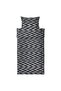 150 x 200 BLÅSKATA gray-black 150x200/50x60 cm children's bedding set Dobby Cotton Hypoallergenic 1 G - 3