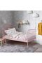 Barndröm White-Pink 150x200/50x60 Cm Children's Duvet Set Without Rubber White Cotton/Without Sheet - 3