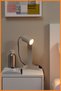Table Lamp Wired Moving Head 8,5W Plastic Lampshade Study Reading Night 29 cm Beige - 3