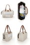 Mother Baby Care Backpack with Strap Attachment and Mommy Bag Shoulder Bag Set of 2 with Keychain Gift - 8