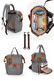 Mother Baby Care Backpack with Strap Attachment and Mommy Bag Shoulder Bag Set of 2 with Keychain Gift - 3