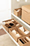 Herringbone Beige Children's Room Wardrobe Drawer Laundry Sock Organizer Honeycomb Accordion Organizer - 7