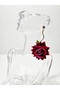 Bohem Style Red Rose Figure Women Earrings