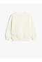 Ataturk Printed Long Sleeve Sweatshirt - Crew Neck Raised - 2