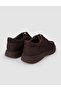 100% Genuine Nubuck Leather Brown Men's Casual Shoes - 3