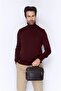 Aka Leather 318 100% Genuine Leather Men's Handbag Crossbody Bag Dark Brown