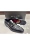 Men's Classic Black Genuine Leather Shoes - 4
