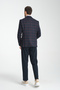 Plaid Pattern Mono Neck Slim Fit Blazer Single Jacket - 6