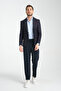 Plaid Pattern Mono Neck Slim Fit Blazer Single Jacket - 7